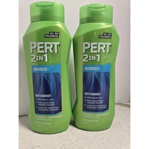 Pert 2in1 Advanced+ Anti-Dandruff Shampoo Conditioner 25.4oz (2 Pack)
